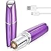 Precision Facial Hair Removal For Women by Yoove | Painless & Clean Hair Remover For Face | USB Rechargable Ladies Electric Shaver & Bikini Trimmer (Purple)