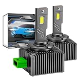 Kairiyard Lampadina LED D3S 30000LM, lampadina per fari auto, anti-errore 100% Canbus 110W High/Low Beam Replace Original HID D3S Xenon OEM HID Plug and Play,Set di 2