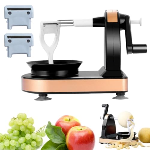 Hand Peeler, Fruit & Veggie Peeler,Multi-Functional Apple, Pear, Potato Cutter & Slicer, Apple PeelersCorer Slicer, for Home Kitchen