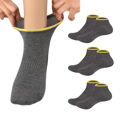 Image of Women Cotton No Show Socks Thin Fine Soft Comfortable Durable Breathable Anti Slip With Ribbed Instep For A Firm Grip