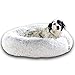 Panier pour Chien Dehoussable Original Lit Pouf Coussin 80cm Dodo Donut™ Matelas Confort+ Tranquille Grande Taille Puppy Love pour Chats Chiot pour Petit Moyen Grands Chiens +50% Doux et Moelleux XL