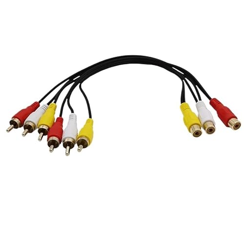 �I�[�f�B�I�r�f�I AV �A�_�v�^�P�[�u�� TV DVD �r�f�I�X�v���b�^�[ HD-TV R/*CA �P�[�u�� 3 R/*CA ���� 6/9 �I�X���X�v���O�X�v���b�^�[(3 R-F to 6 R-M,1pcs)