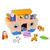 AB Gee abgee 921 TF330 EA Wooden Noah's Ark with Storybook, red