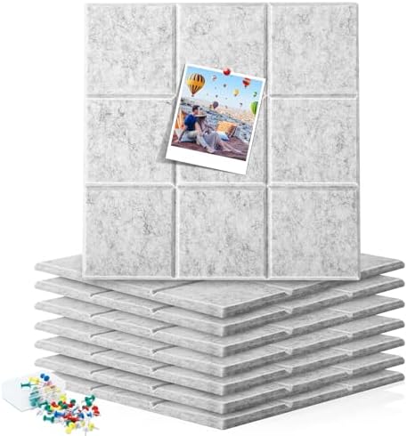 Lot De 12 Panneaux Liège 120x90 Cm - Tableau D'affichage Mural Bureau école - Avec 60 Punaises Et 60 Pastilles Adhésives - Couleur Camel