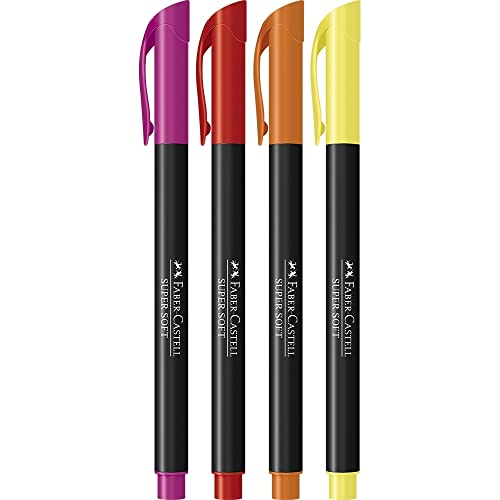 KIT SUPERSOFT CORES QUENTES - 10 PEÇAS - FABER-CASTELL