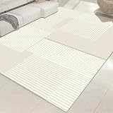 Damabencai Tappetino riscaldato in Lana Tappetini riscaldati da Pavimento 10-60℃ Tappeto riscaldato Regolabile con Timer e termostato Tappeto riscaldato Elettrico (140x200cm) (A 180x200cm)