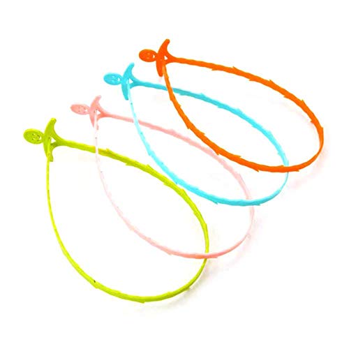 VOWAN 4 pcs Sink Clogged Hair Cleaner Hook Sink Filter Hair Catcher Toilet Drain Cleaning Hook Practical Sink Cleaning Tools,Colour random