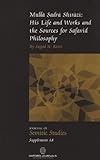 Mulla Sadra Shirazi (Journal of Semitic Studies Supplement)