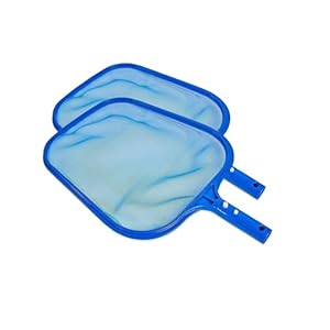 Nephelolux Kescher Pool, 2 Pack Whirlpools Feinmaschig Rake Netz – Für Teich, Algen & Bestway Pool,Algenkescher Nylon Netz