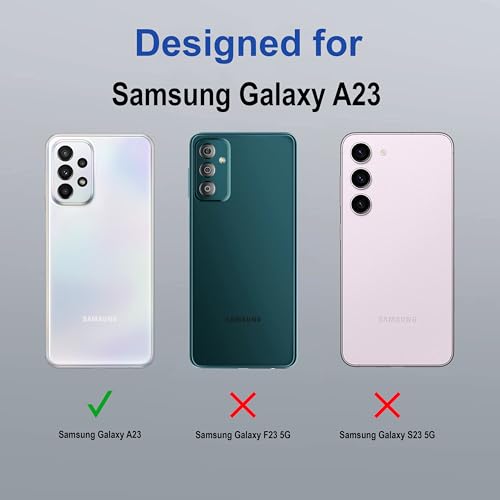 Image of amazon basics Back Case Cover for Samsung Galaxy A23 | Compatible for Samsung Galaxy A23 Back Case Cover | Scratch-Resistant | Clear