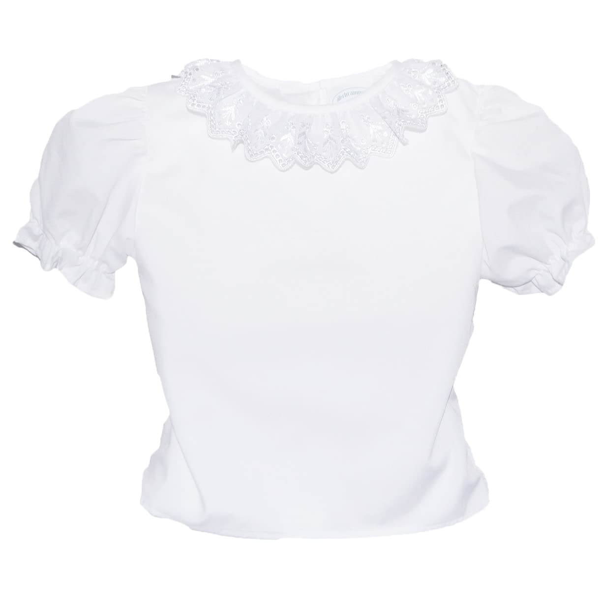 Schrammel Bambini dirndl cervo ricamo puro cotone per bambini camicetta