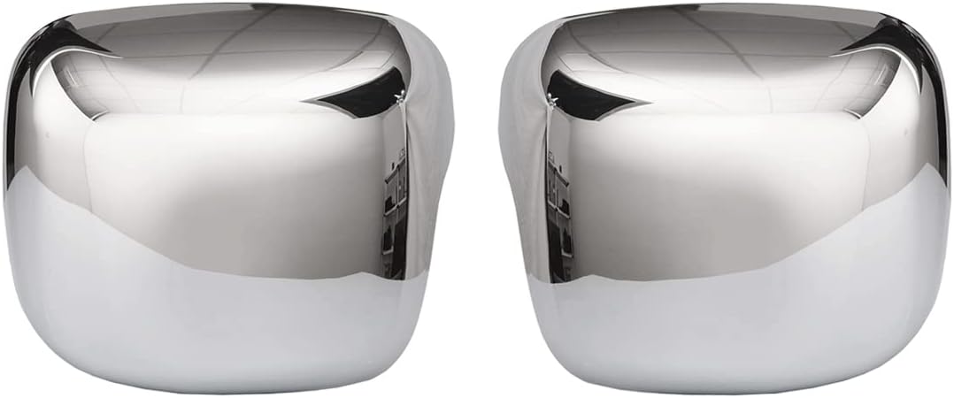 Hood Mirror Cover for FREIGHTLINER CASCADIA, Right/Passenger & Left/Driver Side Chrome Hood Mirror Cover for FREIGHTLINER CASCADIA 2018-2021, a Pair