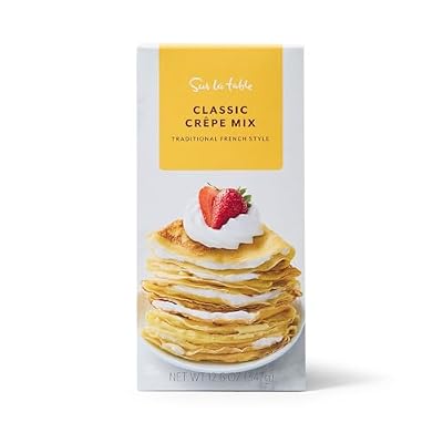 Sur La Table Classic Crepe Mix, Premium French-Style Baking Mix for Thin, Tender Crepes, Just Add Wet Ingredients