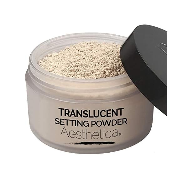 Aesthetica Translucent Setting Powder – Matte Finishing Makeup Loose Setting Powder – Flash Friendly Translucent Powder…