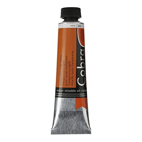 Cobra Water-Mixable Oil Color 40 ml Tube - Transparent Oxide Yellow