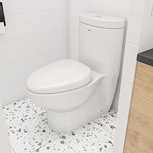 Eago Tb309 Tall Dual Flush Eco-Friendly Ceramic Toilet, 1-Piece #TOP8
