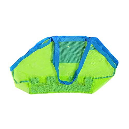 SAFIGLE Bolsa De Praia De Malha Grande Bolsas Organizadoras De Malha Organizador De Bolsas De Areia