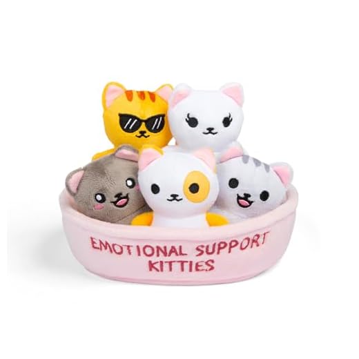 Emotional Support Kitties, Cuddly Stuffed Animals by Relatable
