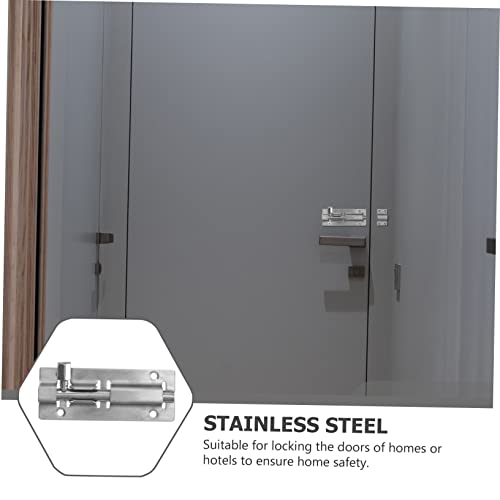 CUBTOL Pino De Aço Inoxidável 4 Peças Roupas Masculinas Portas Deslizantes Fechadura Da Porta Retro