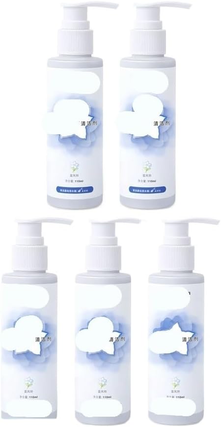 Compatible for ECOVACS，Cleaning Fluid T20 N9＋T10 OMNI/T10 Turbo/X1 Omni/X1 Turbo X2 Pro T20Floor Cleaning Solution Liqui(5pcs)