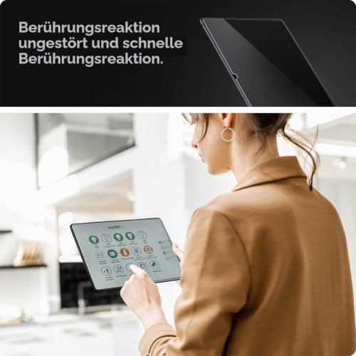 Spigen Glas.tR EZ Fit Schutzfolie kompatibel mit Samsung Galaxy Tab S8 Ultra, 14.6 Zoll, Schablone für Installation, Kristallklar… – Ansicht 5