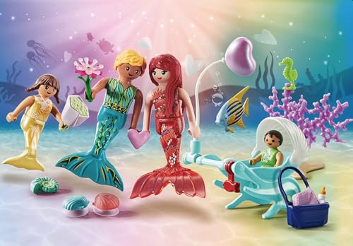 PLAYMOBIL Princess Magic 71469 Ausflug der Meerjungfrauenfamilie ab 4 Jahren