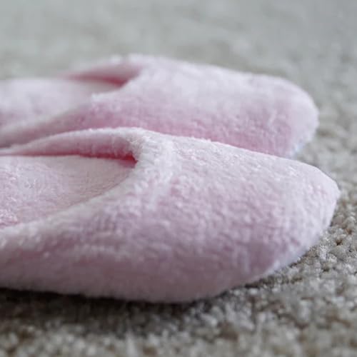 THIRSTY TOWELS Cloud 9 Turkish Spa Slippers - Plush, Washable, Non-Slip Terry Slippers for Women, Men, Kids & Guests, Unisex House Shoes, Holiday Gift2