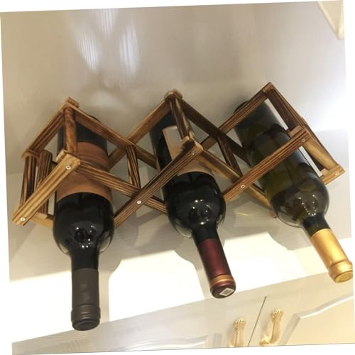 2 Soportes elegantes para botellas de vino miniatura 3