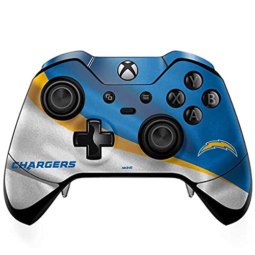 Skinit Decal Gaming Skin Compatible with Xbox One Elite Controller - Officially Licensed NFL Los Angeles Chargers Design