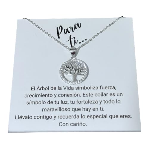 Collar Árbol de la Vida Plata de Ley 925 | Regalo Original Mujer