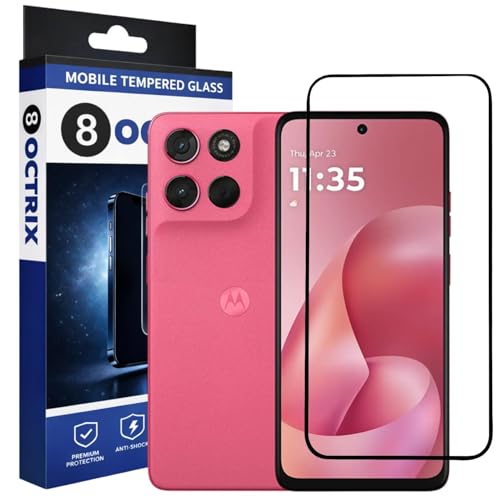 Image of Premium Tempered Glass Screen Protector Compatible for Moto G67 Power / G57 Power 5G with Edge to Edge Coverage - Case Friendly, Anti-Scratch & Bubble-Free Installation Kit (Pack of 1)