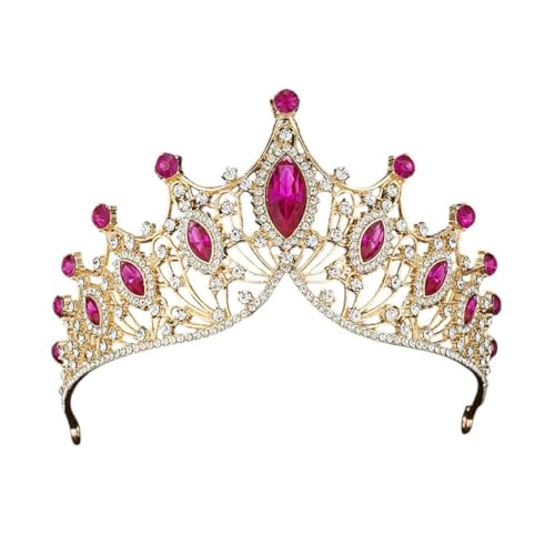 New 2026 Unisex Vintage Queen Bridal Crown Headwear Crystal Tiara For Women Wedding Hair Dress Accessories Jewelry Findings Fashion Trendy Creative Gift And Men