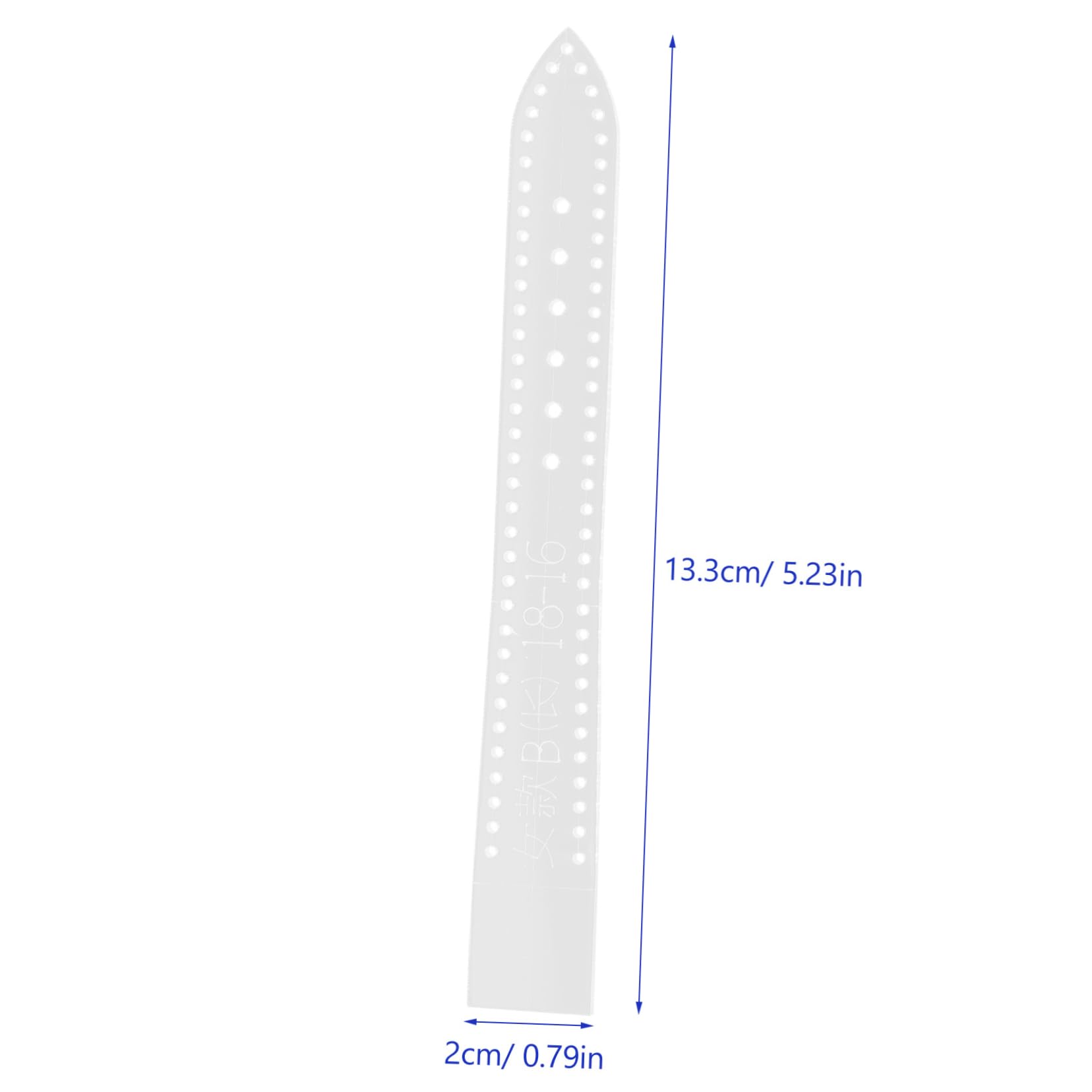 Veemoon Acrylic Watchband Templates 8 Pieces Stencils for Craft Watchband Making