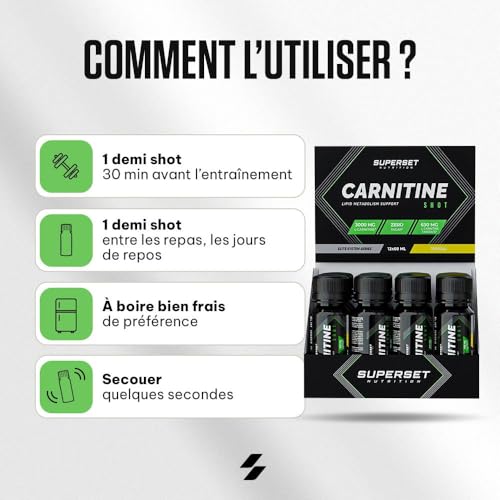 Carnitine Shot éliminer les graisses rebelles et réussir sa sèche - 3