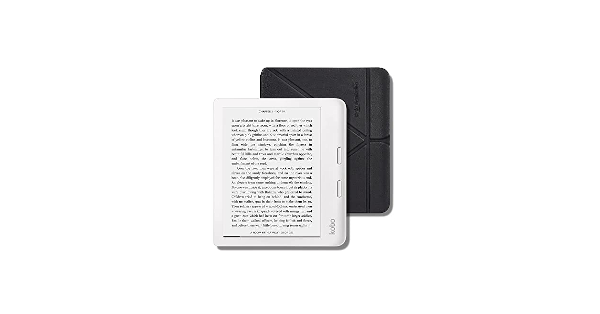 Amazon.com: Kobo Libra 2 White Bundle with Black SleepCover