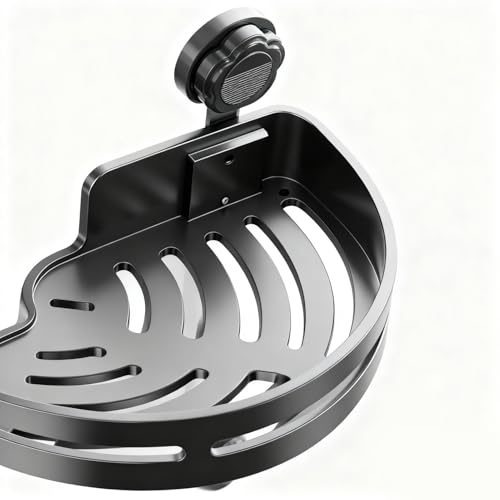 Étagère de douche d'angle à ventouse puissante lot de 2 - 8