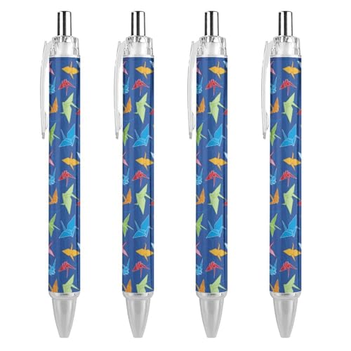 Stylos gel rétractables grues origami 0,5mm pour organiser votre bullet journal