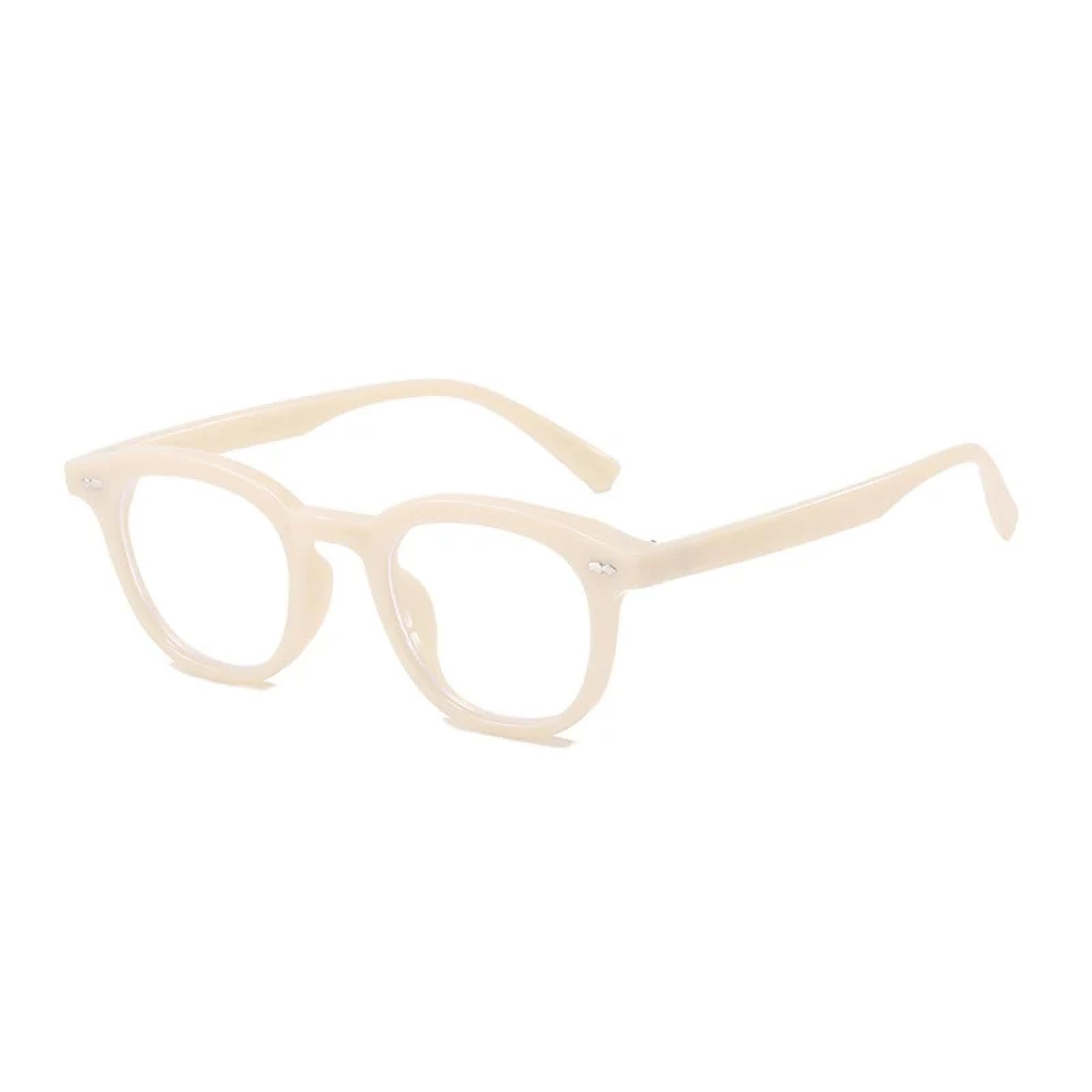 Monture de lunettes tendance transparente style vintage café et bureau - 7
