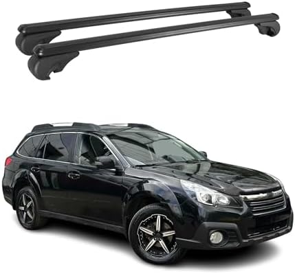OMAC Roof Rack Cross Bars for Subaru Outback 2010-2014 Lockable 1...