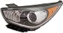 KarParts360 Headlight For Kia Niro 2017 2018 2019 Driver Side | Halogen Replacement For KI2502210 | 92101G5040