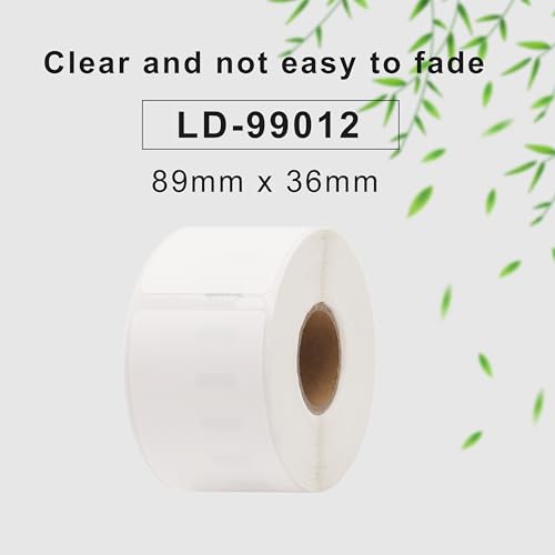 Molabel 99012 Pack of 10 Compatible with Dymo LabelWriter 310, 320, 330 Series, 400 Series, 450 Series, 4XL, EL40 - Image 2