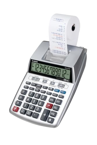 Image of Canon P23-DTSC II Printing Calculator, 2-Color Printing, Silver