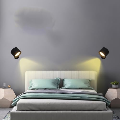 Lámpara de pared RGB con sensor táctil inteligente y batería portátil para pasillo 3