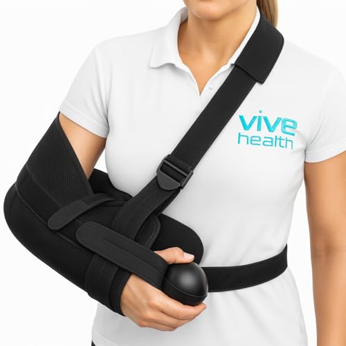 Vive Shoulder Abduction Sling - Immobilizer for Injury Support - Pain Relief Arm Pillow for Rotator...