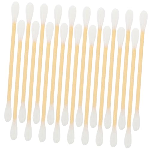 VICASKY 100ct Bagged Cotton Swab Sticks Multipurpose Makeup Removal Micro-tipped for Fine Detail 2000 Total Ear Swabs Cotton