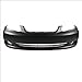 CarPartsDepot 352-44312-10-BK Front Bumper Cover To1000298 Raw Black Spoiler Hole TO1000298