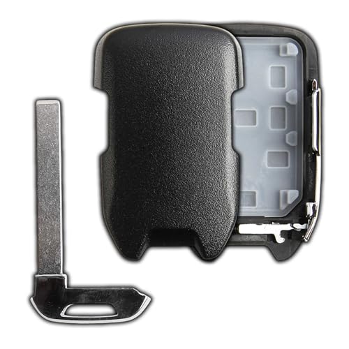 Coque de clé télécommande 5BTN pour GMC Chevrolet HYQ1AA boîtier de remplacement noir - 2