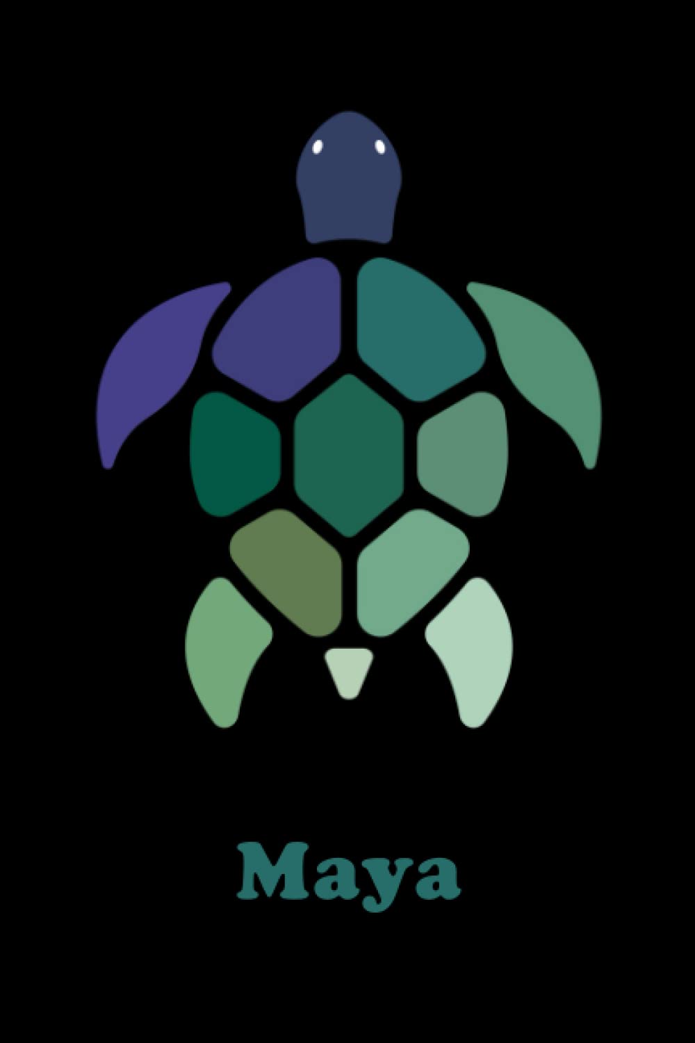 Turtle Maya: Personalized notebook name Rosa Christmas Stocking Stuffers for Women, New Year, Birthday, Valentines Day, Gifts for Girl, Teachers, Girlfriend, Girls Colleagues, 110 Pages