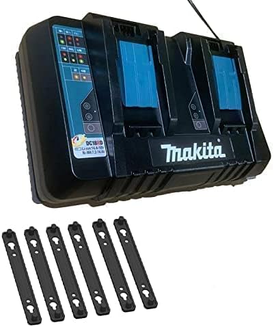 Makita - Soporte de cargador Makita, soporte de pared para cargador Makita DC18RD (Negro) (6)