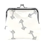 ➽Kuss-Lock-Design: Die Brieftasche wird mit einer Schnalle verschlossen, diese sind einfach zu öffnen und perfekt zu schließen, sehr robust und sicher, Sie müssen sich keine Sorgen machen, dass Münzen fallen.